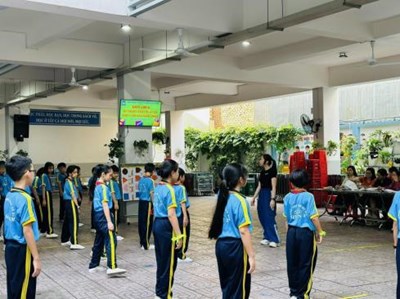 Chuyên đề trường: bài dạy: “Kĩ thuật xuất phát và chạy lao sau xuất phát” Lớp: 6/2 của Cô Nguyễn Ngọc Thảo - ngày 28/10/2023
